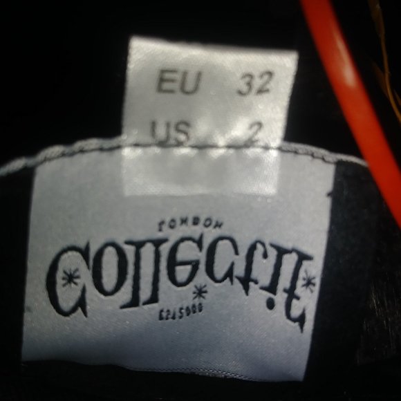 Collectif Mimi Orange Plaid Top - Picture 8 of 8